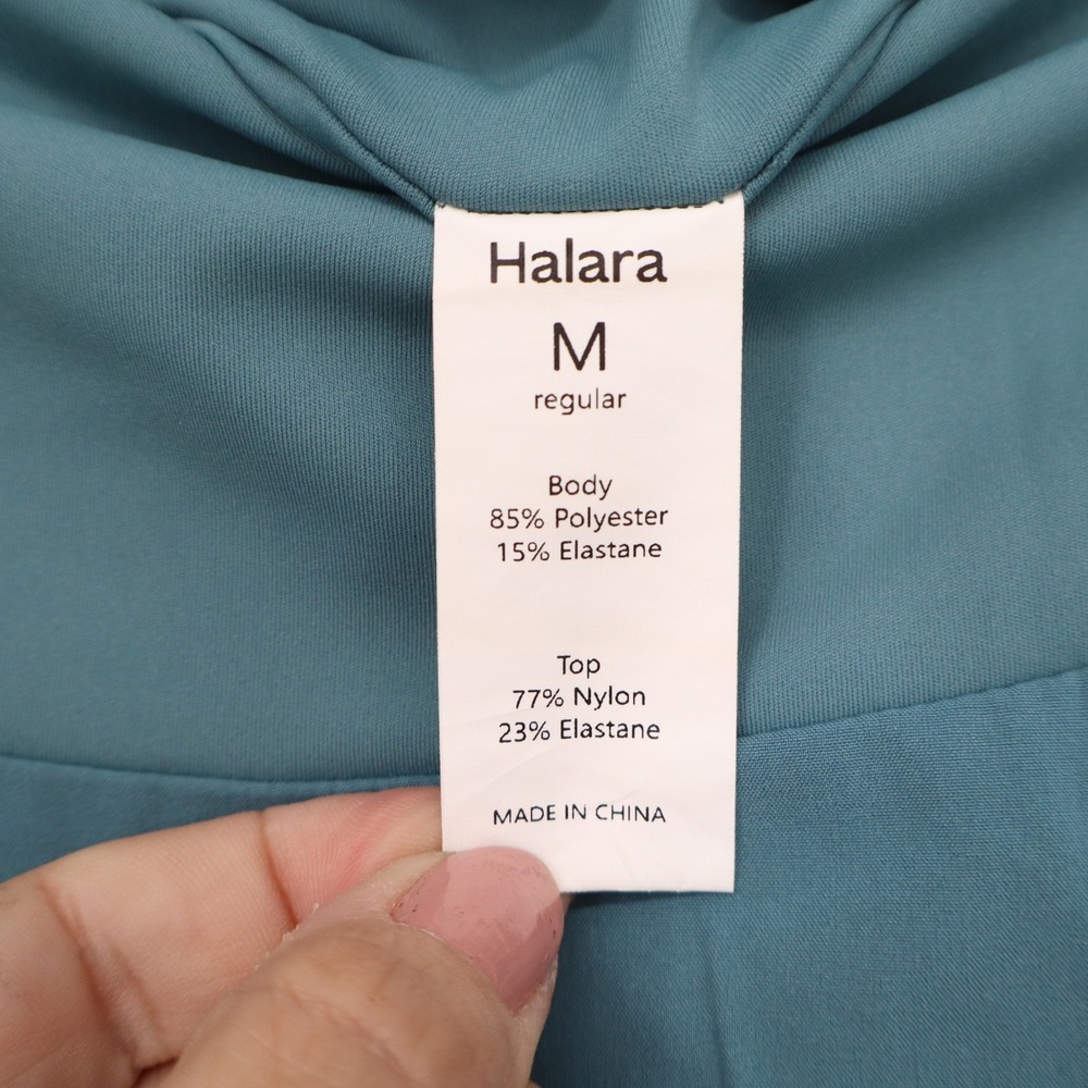 Halara Breezeful High Waisted Ruffle Skort Maxi Skirt Teal Blue Womens Size M - Picture 3 of 6